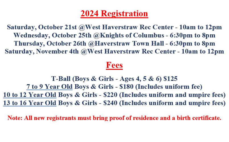 2024 Registration
